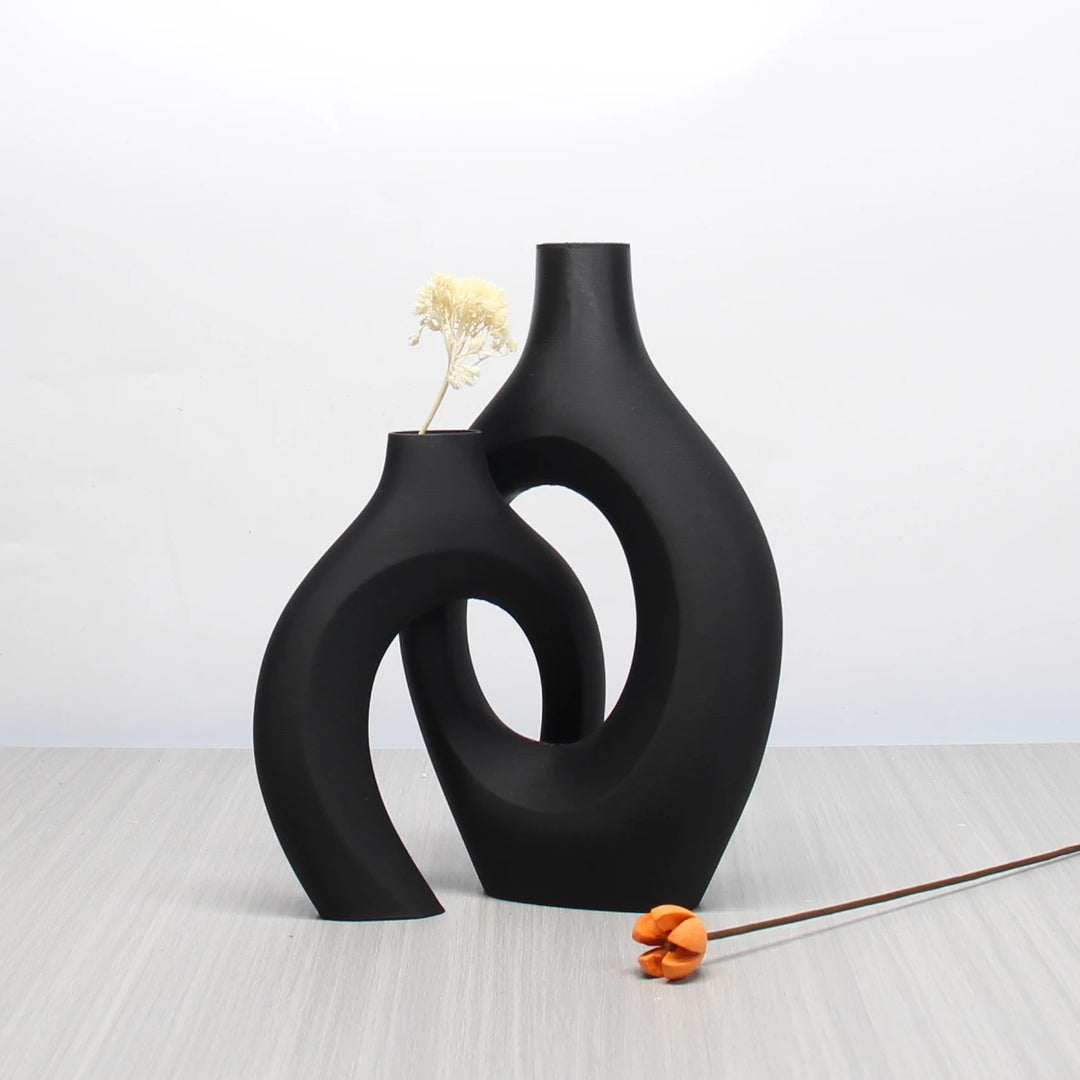 A Set of Bohemian Style Art Vases, Home Decoration