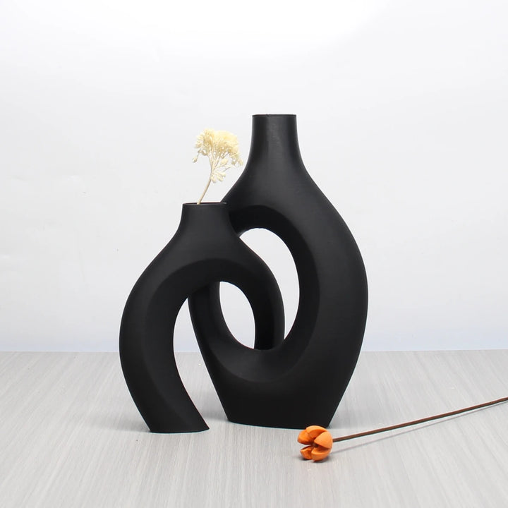 A Set of Bohemian Style Art Vases, Home Decoration