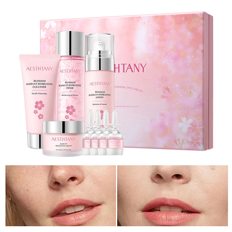 Moisturizing10pieces skin care set, hydrating, moisturizing
