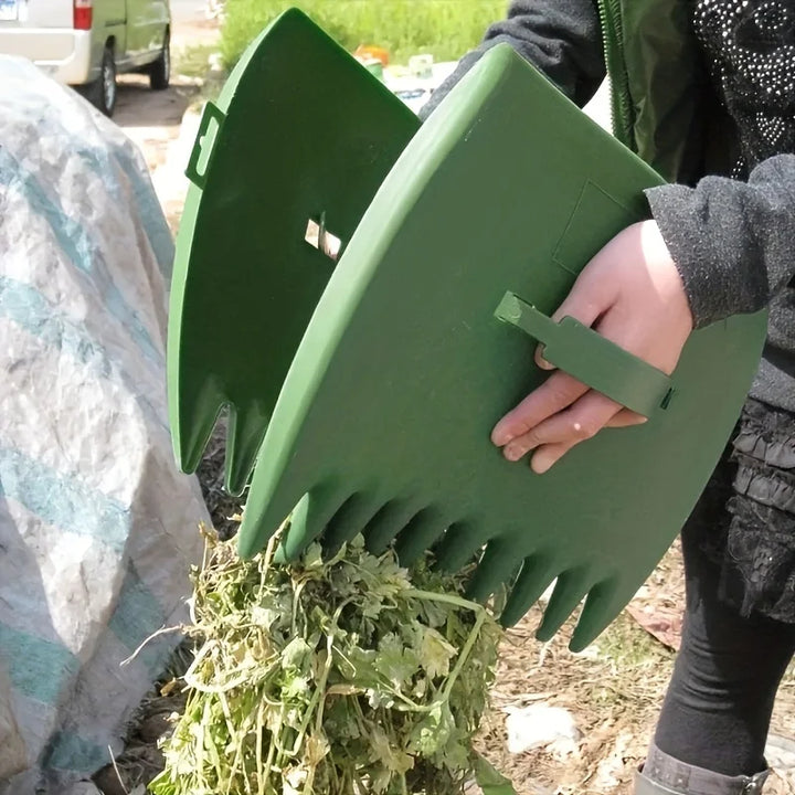 Handheld gardening rake, convenient for cleaning