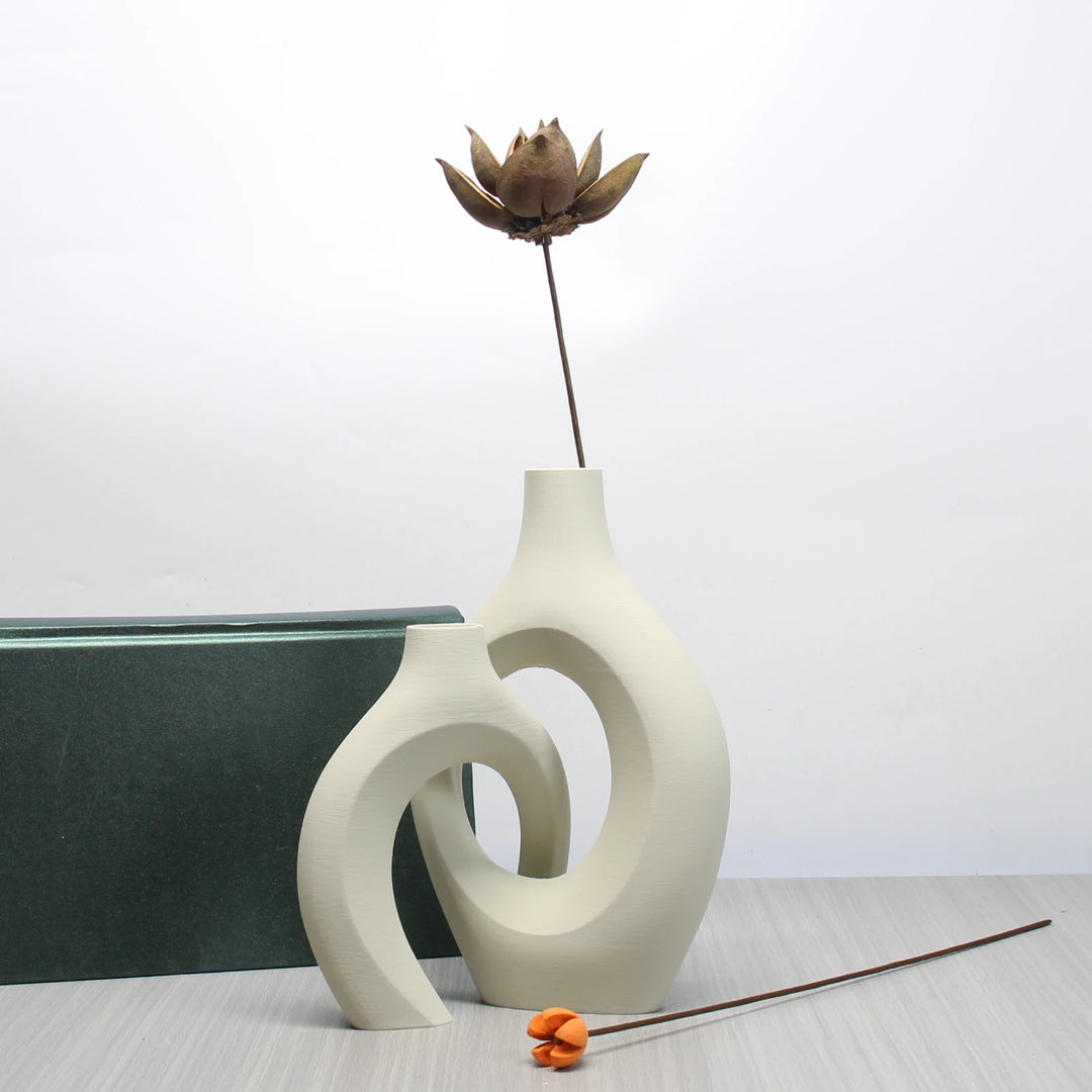 A Set of Bohemian Style Art Vases, Home Decoration