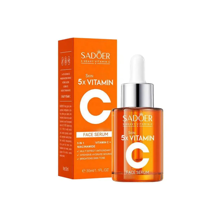 5x Vitamin C Skincare Set, Moisturizing Brightening
