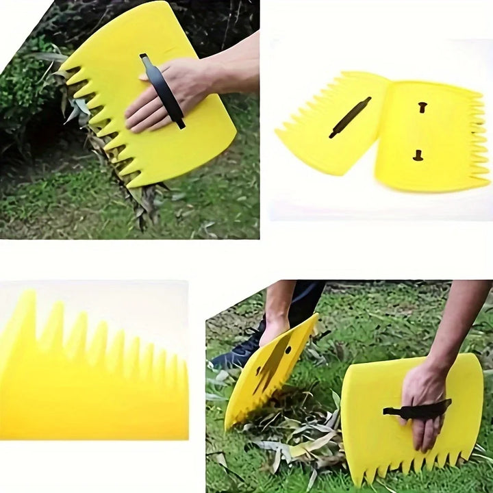 Handheld gardening rake, convenient for cleaning