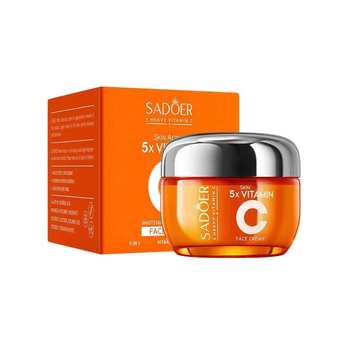 5x Vitamin C Skincare Set, Moisturizing Brightening