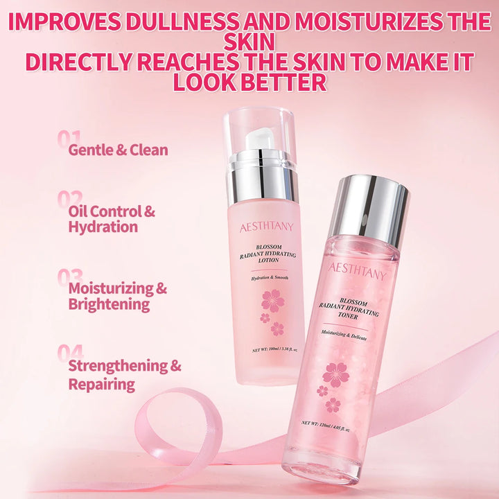 Moisturizing10pieces skin care set, hydrating, moisturizing