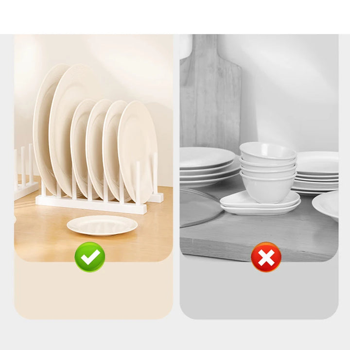 Dinnerware Storage Organizer Household Kitchen Sundries Rack