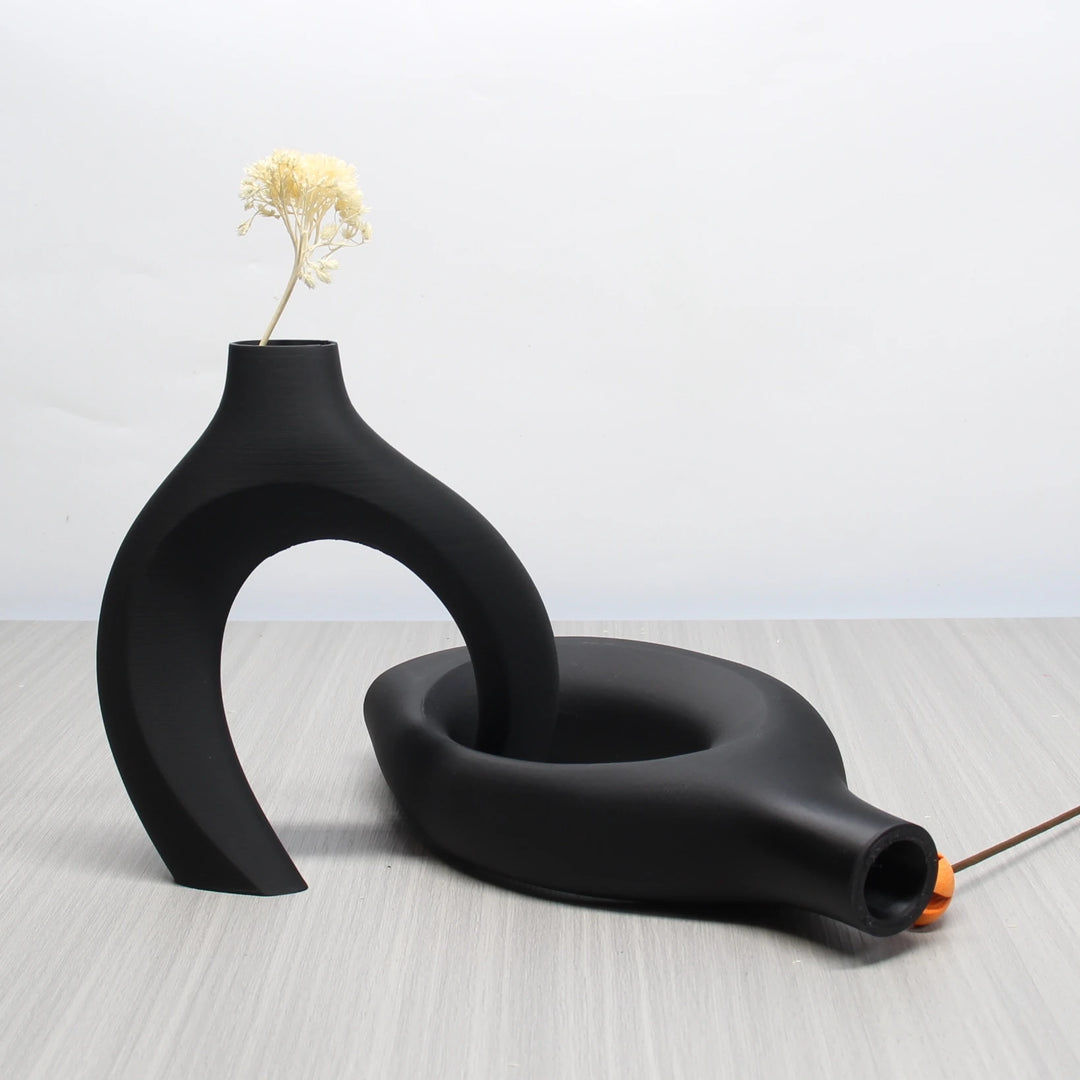 A Set of Bohemian Style Art Vases, Home Decoration